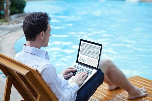 Man by Pool- JConnelly Blog- 5 Communication Tactics to Tackle During the Summer