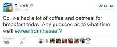 Charmin_Tweetfromtheseat_great_example_of_hashtag_campaign_.jpg Charmin_Tweetfromtheseat_great_example_of_hashtag_campaign_.jpg