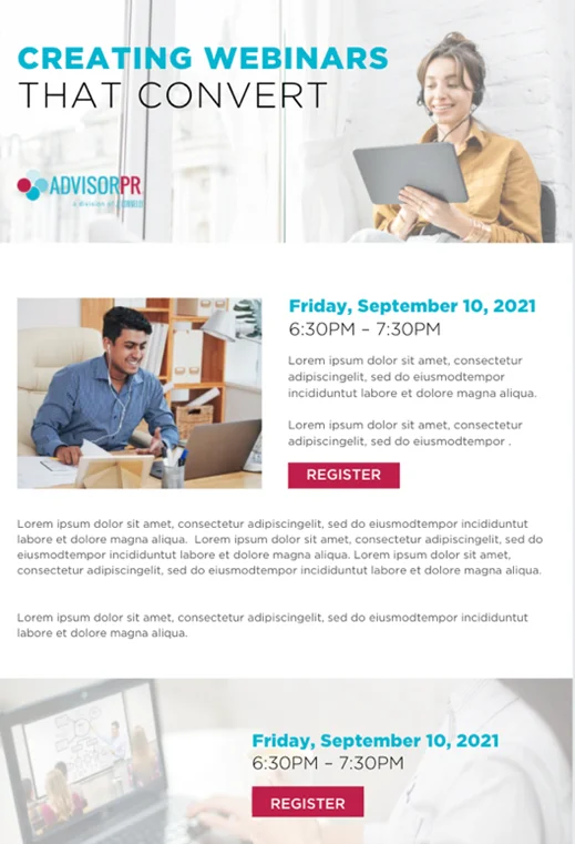 Email marketing example